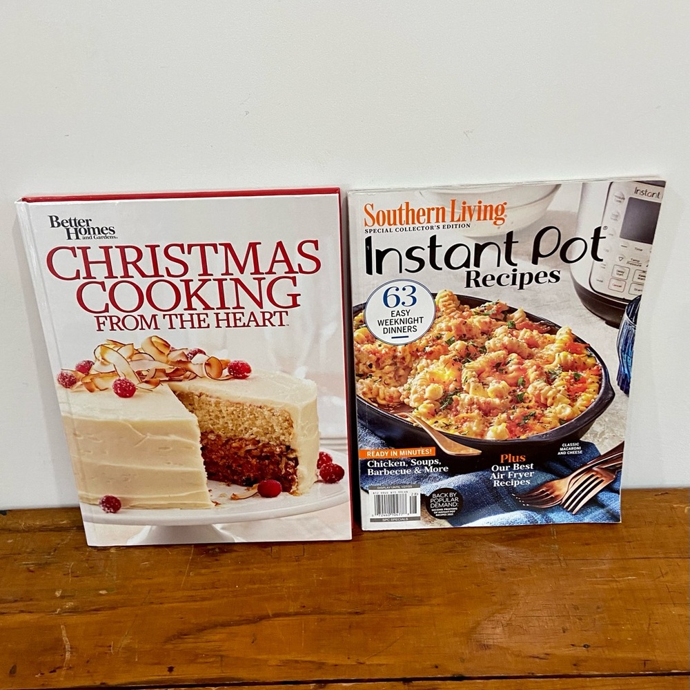 BETTER HOMES HOLIDAY COOKING and SL INSTANT POT COOKING RECIPES